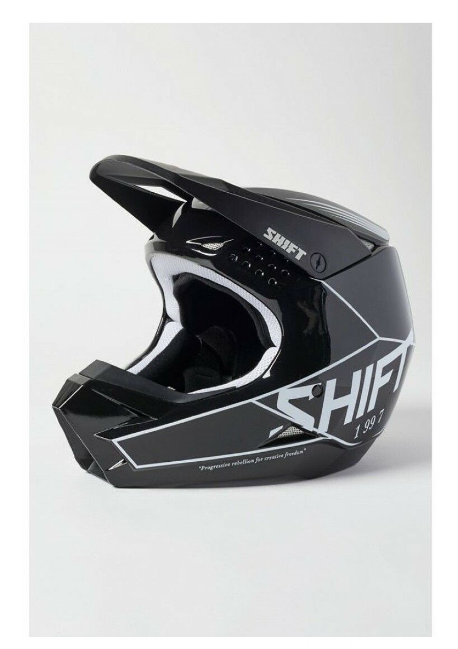 Dirt * | Shift White Label Bliss Helmet Black/White