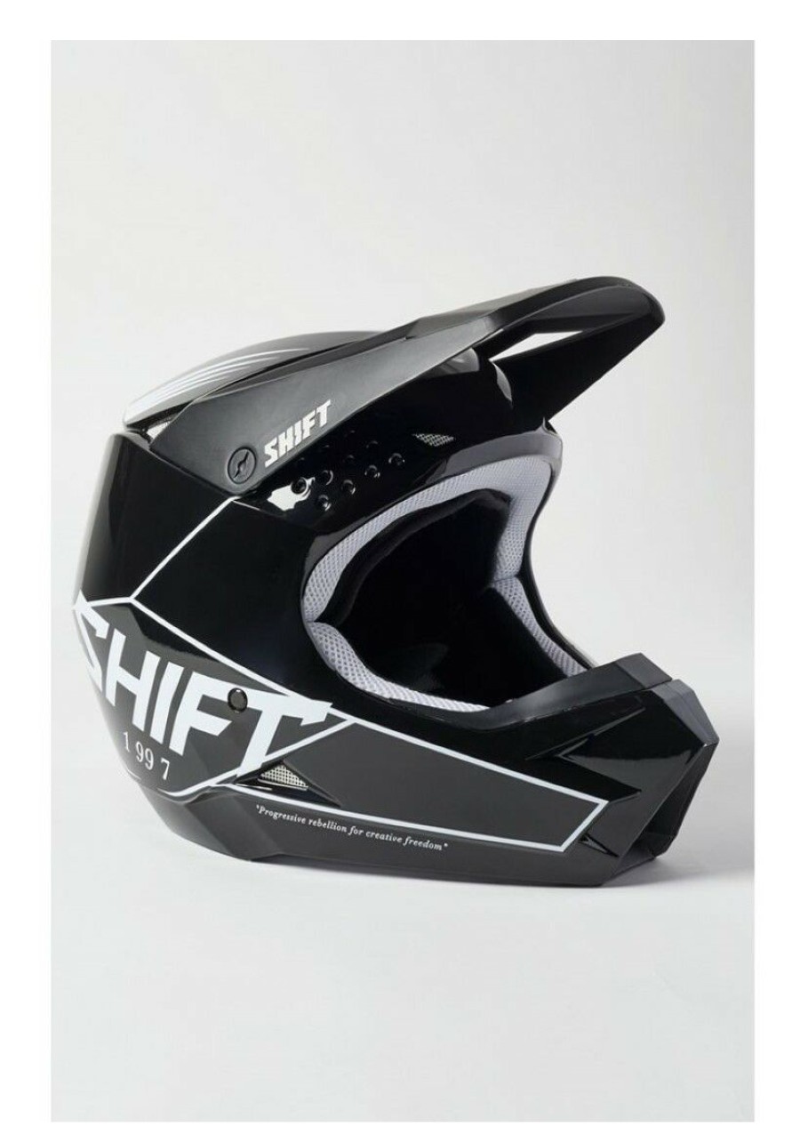 Dirt * | Shift White Label Bliss Helmet Black/White