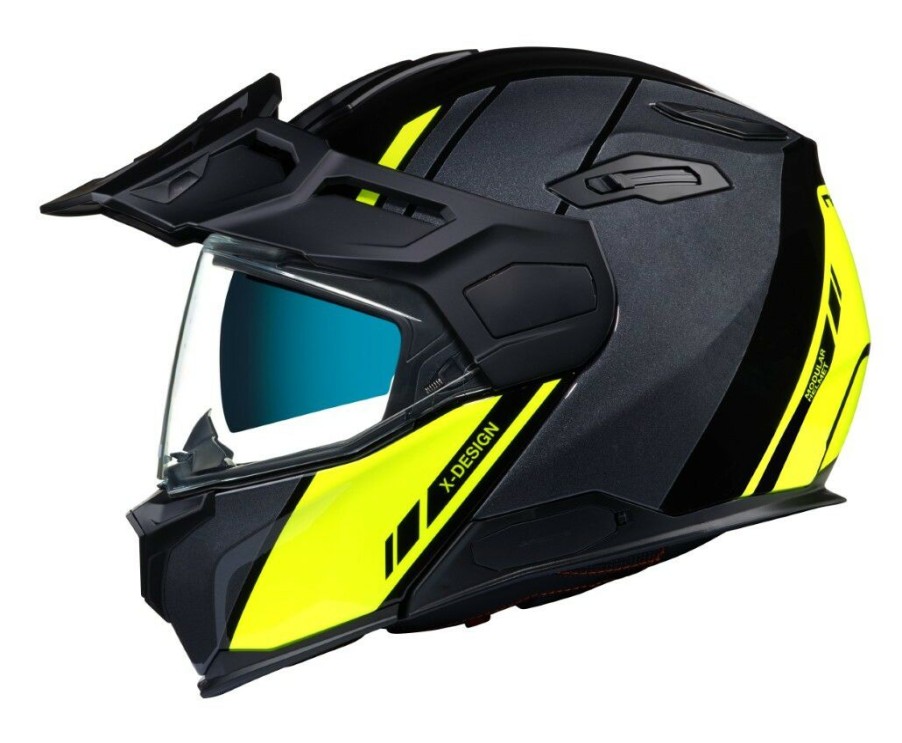 Modular * | Nexx Helmets Nexx X Vilijord Hi-Viz Helmet Black/Hi-Viz Yellow