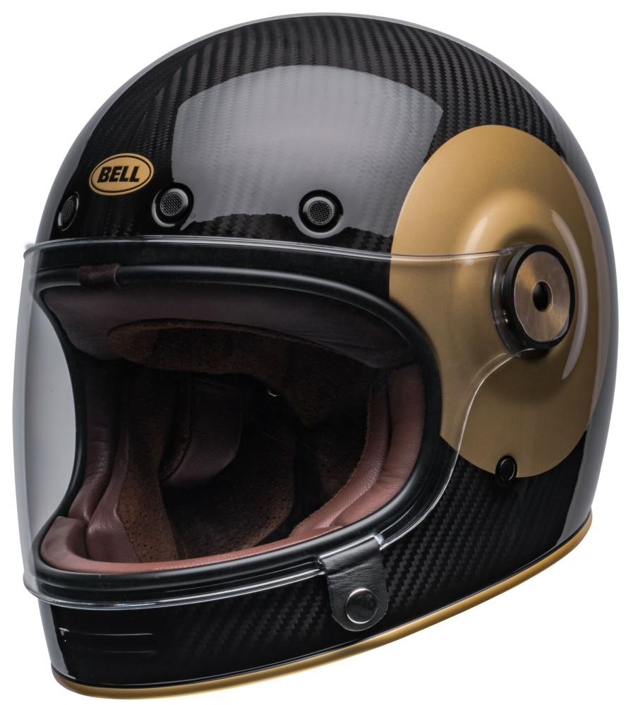 Full Face * | Bell Helmets Bell Bullitt Carbon Tt Helmet Gloss Black/Gold