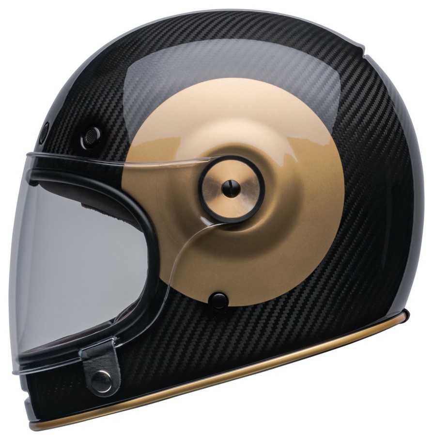 Full Face * | Bell Helmets Bell Bullitt Carbon Tt Helmet Gloss Black/Gold