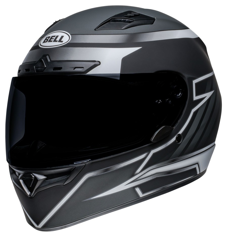 Full Face * | Bell Helmets Bell Qualifier Dlx Mips Raiser Helmet / Md [Open Box] Matte Black/White/Grey