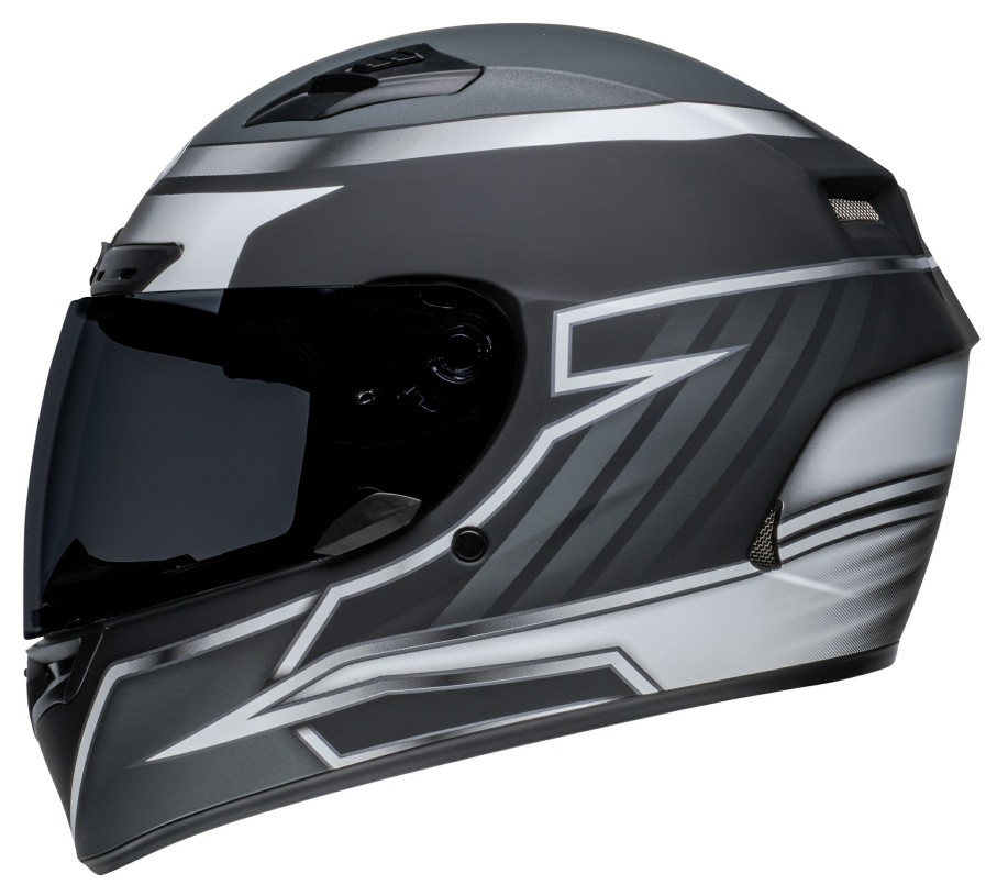 Full Face * | Bell Helmets Bell Qualifier Dlx Mips Raiser Helmet / Md [Open Box] Matte Black/White/Grey