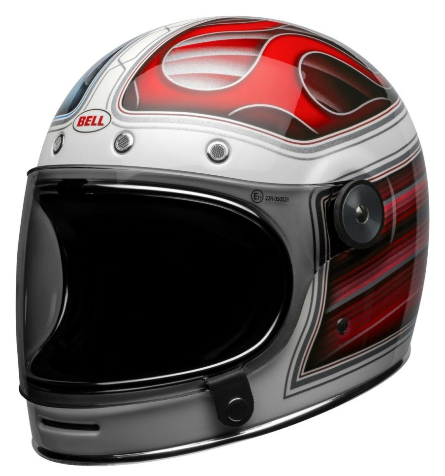 Full Face * | Bell Helmets Bell Bullitt Barracuda Se Helmet Red/White/Blue