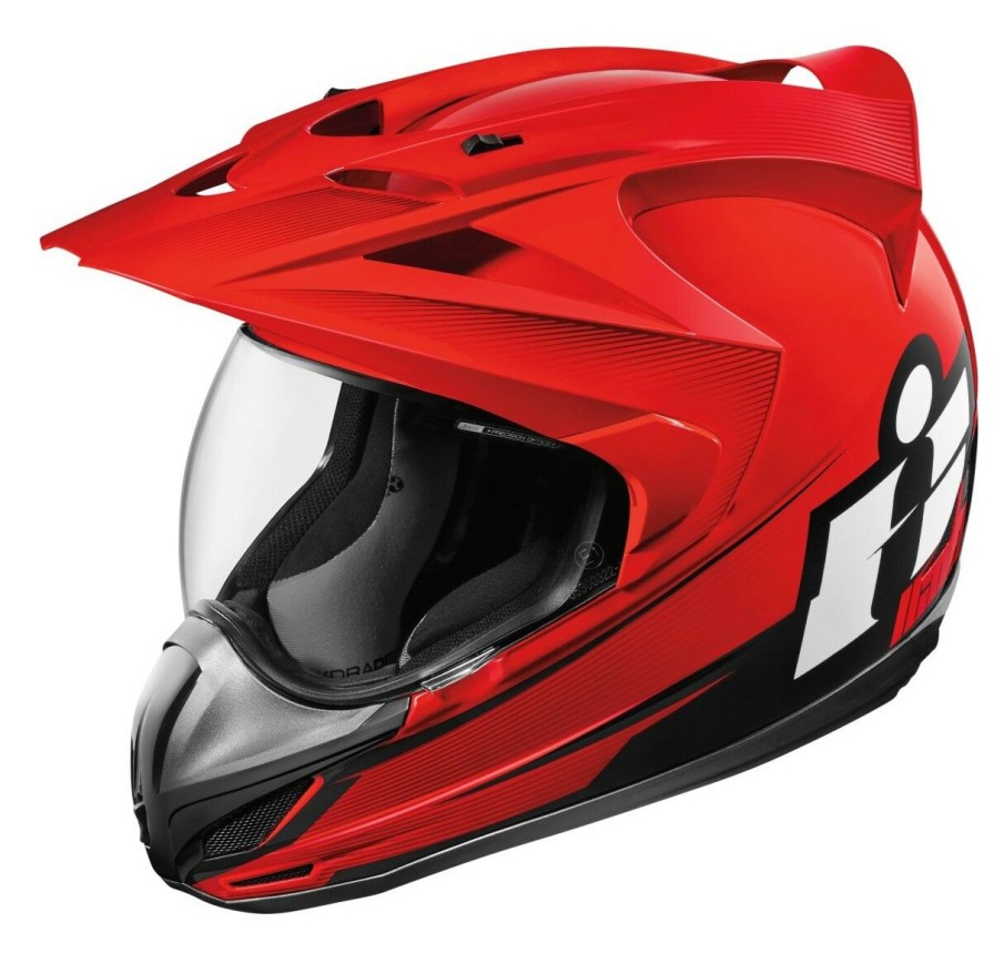 Full Face * | Icon Variant Double Stack Helmet (Xs) / Xs [Open Box] Red