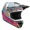 Dirt * | Answer Ar3 Rapid Helmet / Lg [Open Box] Blue/Hyper Orange/Pink