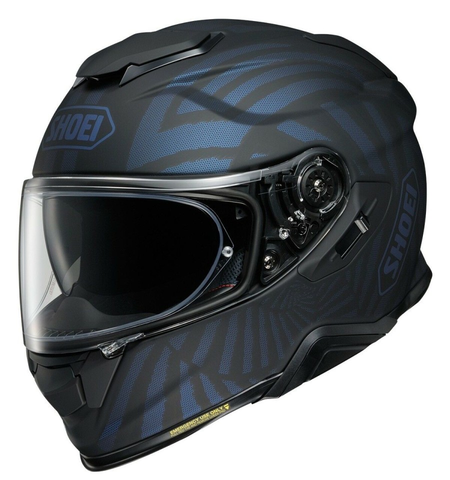 Full Face * | Shoei Helmets Shoei Gt-Air Ii Qubit Helmet Black/Blue/White