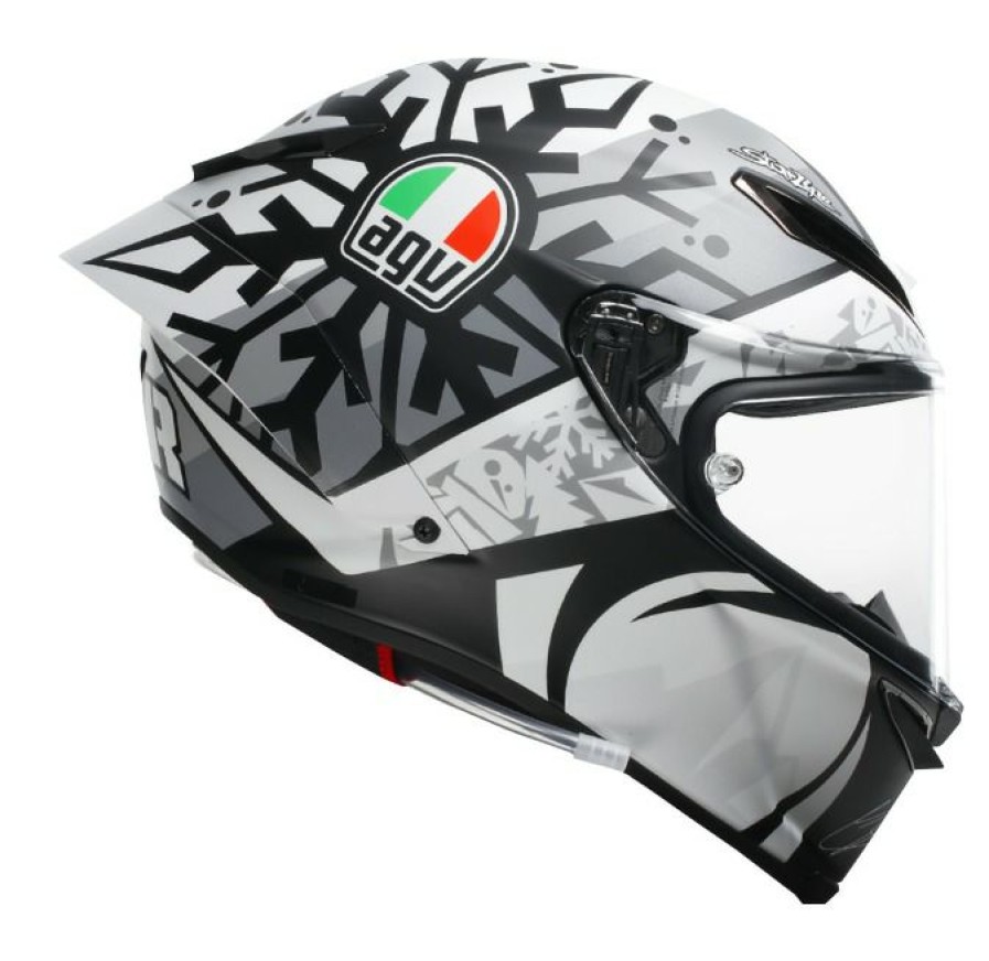 Full Face * | Agv Helmets Agv Pista Gp Rr Mir Winter Test 2021 Helmet White/Black/Grey