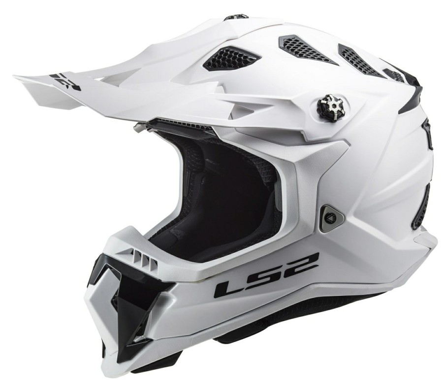 Dirt * | Ls2 Helmets Ls2 Subverter Evo Helmet Solid / Xl [Open Box] White