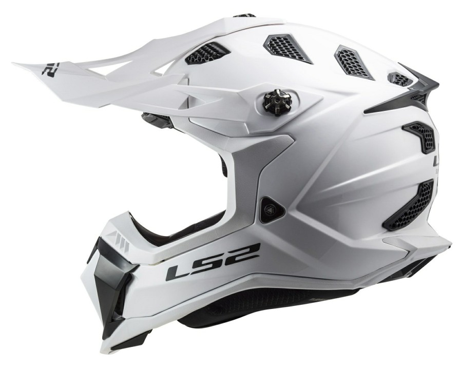 Dirt * | Ls2 Helmets Ls2 Subverter Evo Helmet Solid / Xl [Open Box] White