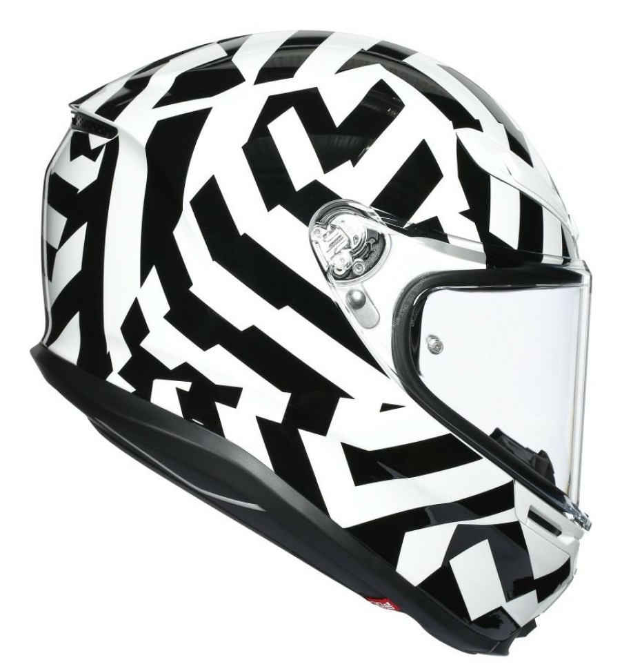 Full Face * | Agv Helmets Agv K6 Secret Helmet Black/White