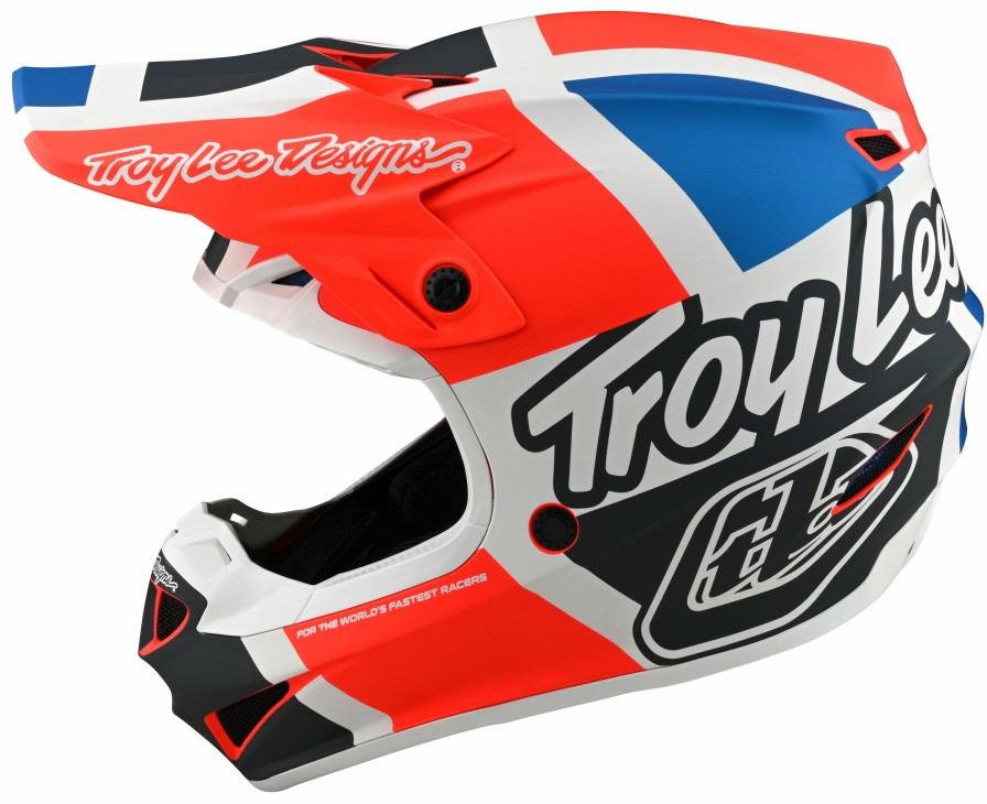 Dirt * | Troy Lee Designs Troy Lee Youth Se4 Polyacrylite Mips Quattro Helmet