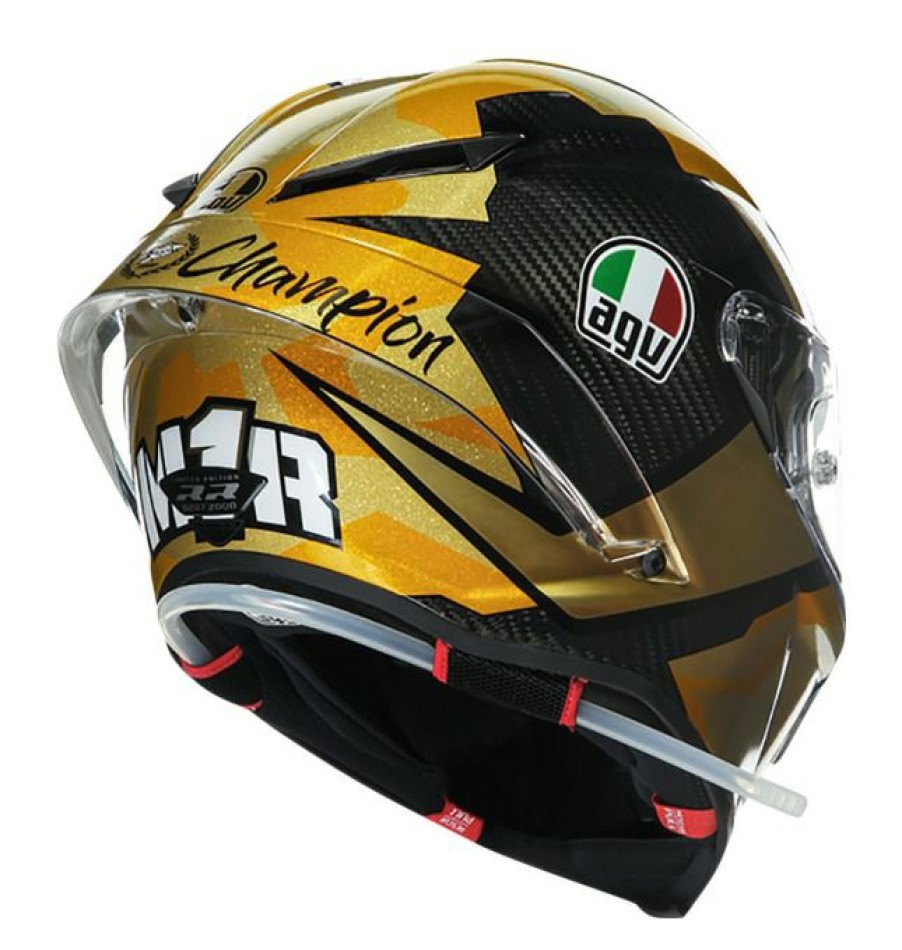 Full Face * | Agv Helmets Agv Pista Gp Rr Mir Champion 2020 Helmet Gold/Black/White