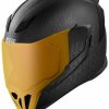 Full Face * | Icon Airflite Nocturnal Helmet Black