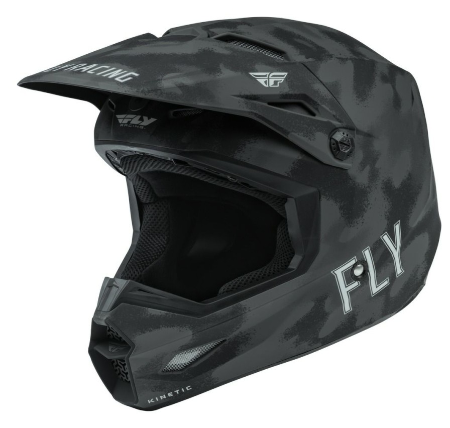 Dirt * | Fly Racing Dirt Fly Racing Kinetic S.E. Tactic Helmet Grey