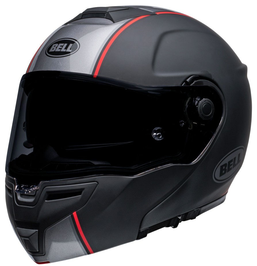 Modular * | Bell Helmets Bell Srt Modular Hart Luck Jamo Helmet Matte Black/Gloss Black/Red