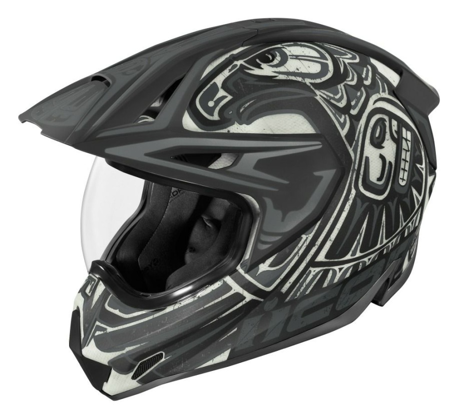 Full Face * | Icon Variant Pro Totem Helmet Black/Grey