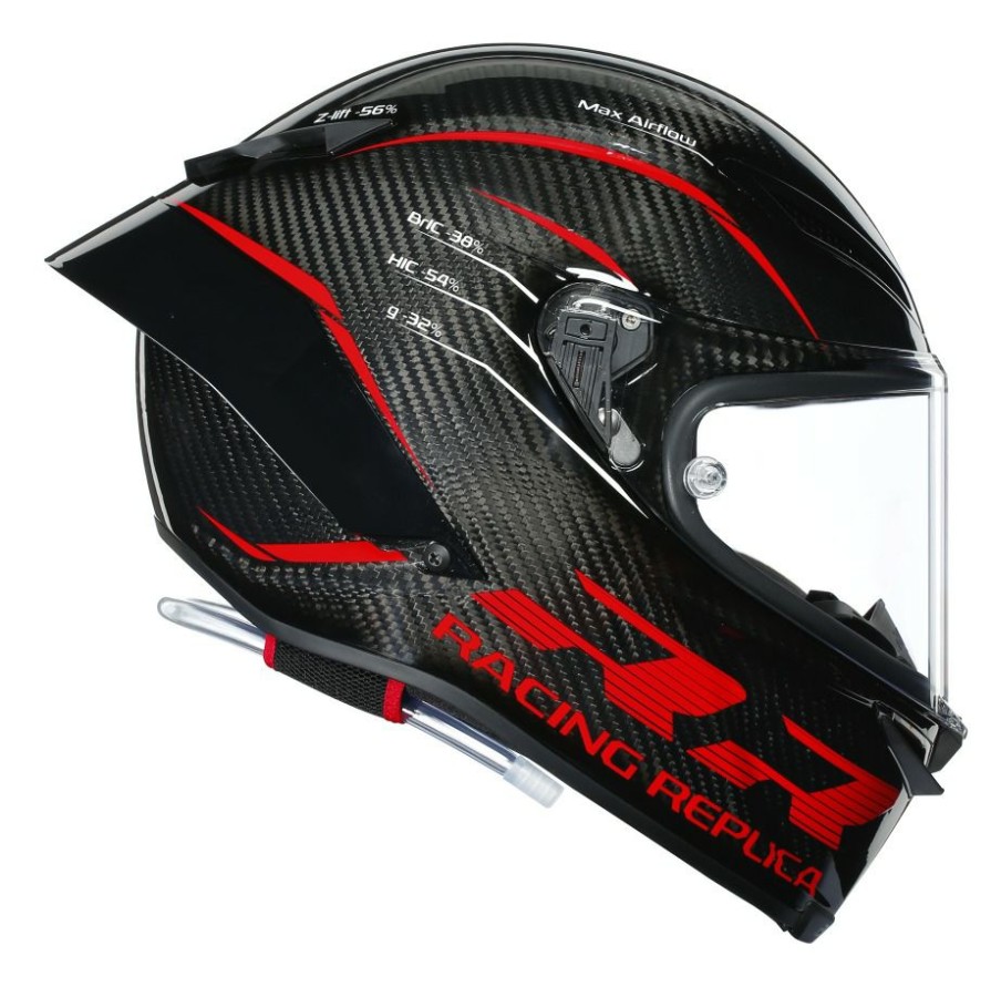 Full Face * | Agv Helmets Agv Pista Gp Rr Carbon Performance Helmet Carbon/Red