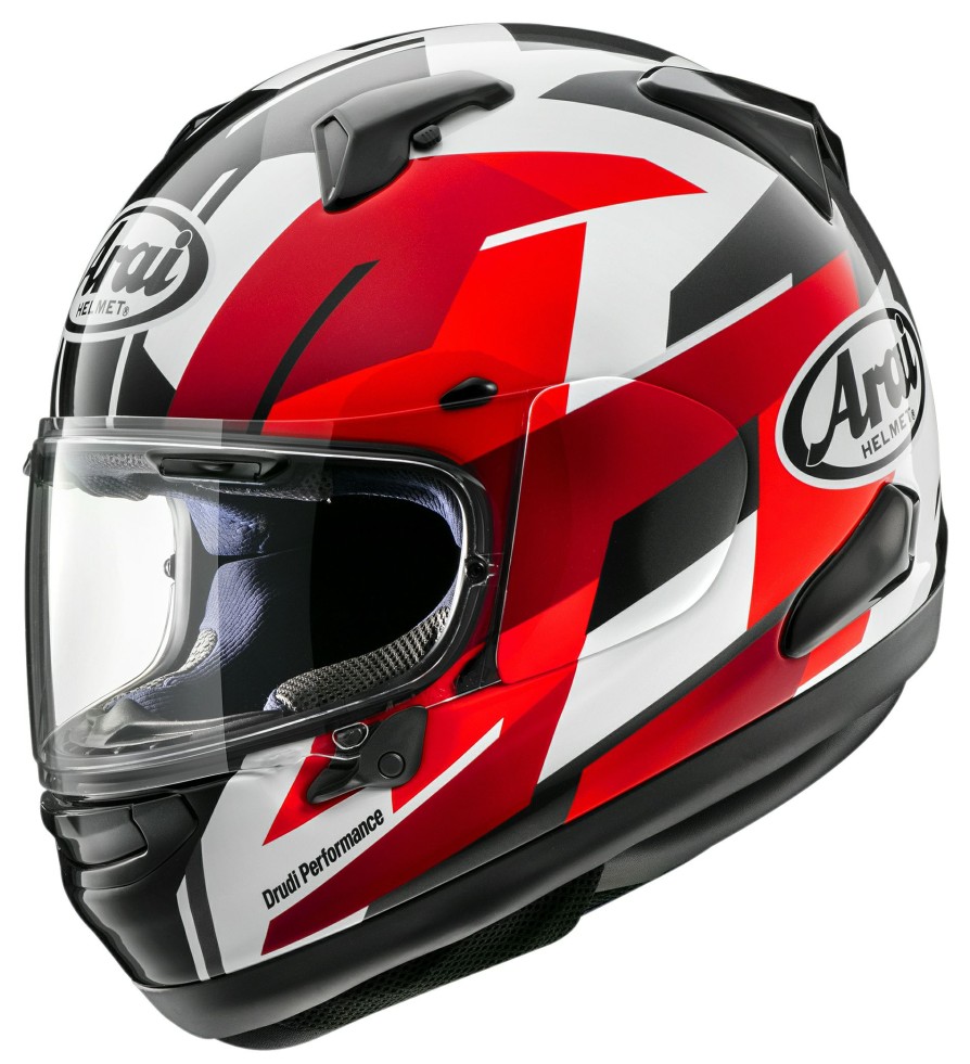 Full Face * | Arai Helmets Arai Signet-X Italian Flag Helmet Black/Red/Green