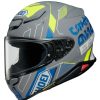 Full Face * | Shoei Helmets Shoei Rf-1400 Accolade Helmet Grey/Blue/Yellow