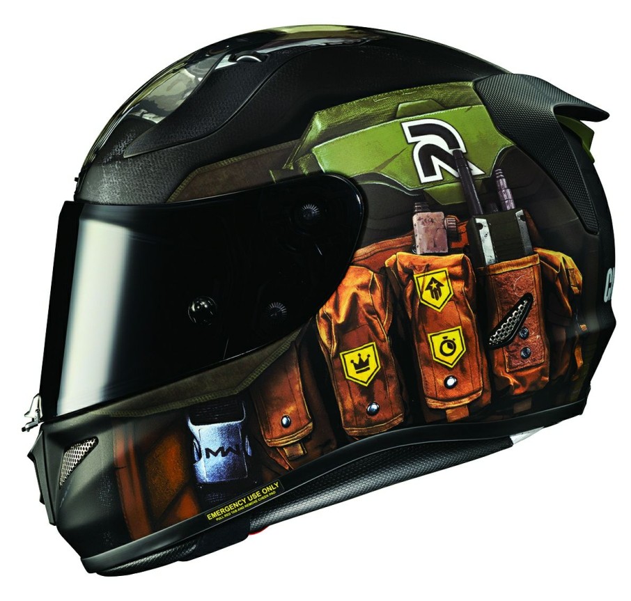 Full Face * | Hjc Helmets Hjc Rpha 11 Pro Call Of Duty Helmet Green/Black