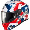 Full Face * | Scorpion Exo-R1 Air Bautista Laguna Seca Helmet Red/White/Blue