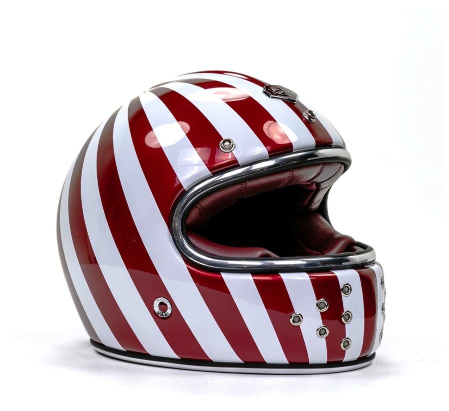 Full Face * | Ruby Helmets Ruby Castel Shibuya Helmet (Sm) White/Red