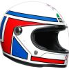 Full Face * | Agv Helmets Agv X3000 Lucky Helmet (Ms) White/Blue/Red