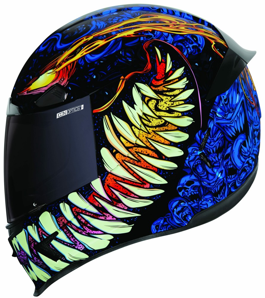 Full Face * | Icon Airframe Pro Soul Food Helmet Blue