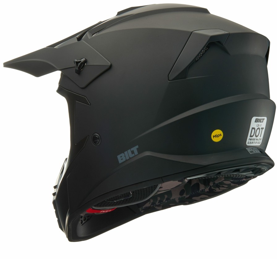 Dirt * | Bilt Lx-1 Mips Helmet Matte Black