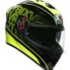 Full Face * | Agv Helmets Agv K5 S Fast 46 Helmet Black/Hi-Viz Yellow