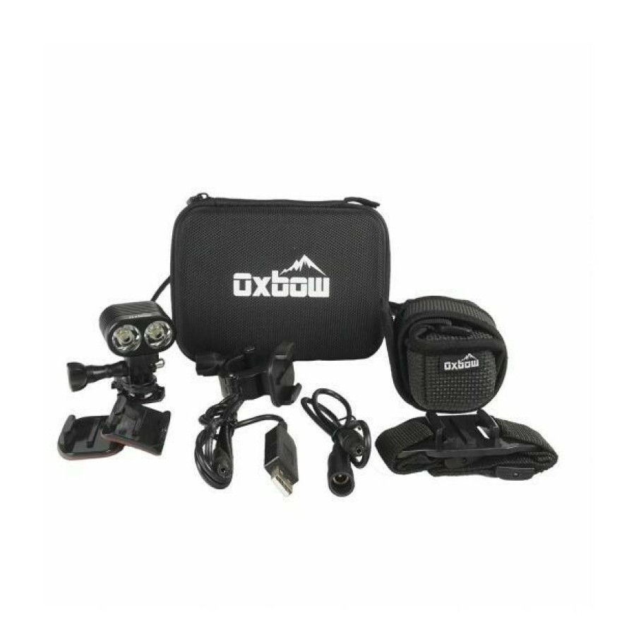 Helmet Accessories * | Oxbow Gear Voyager Mtb Helmet Light Kit