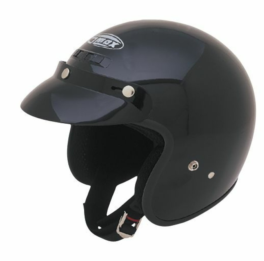 Open Face & 3/4 * | Gmax Helmets Gmax Gm2 Helmet Solid (4Xl) Black