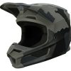 Dirt * | Fox Racing V1 Trev Helmet Black/Grey