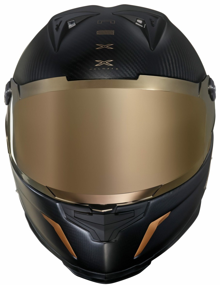 Full Face * | Nexx Helmets Nexx Xr2 Carbon Golden Edition Helmet Matte Black