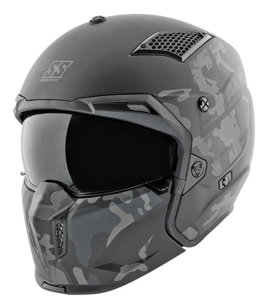 Full Face * | Speed And Strength Ss2400 Call To Arms Helmet Matte Black/Camo