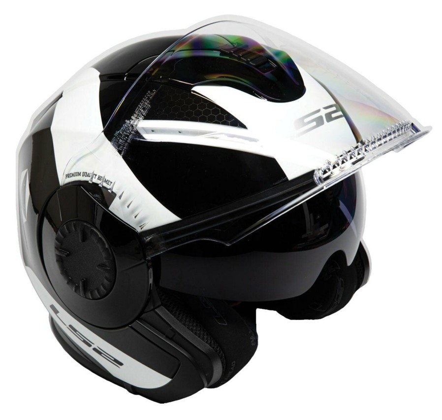 Open Face & 3/4 * | Ls2 Helmets Ls2 Verso Rave Glow In The Dark Helmet