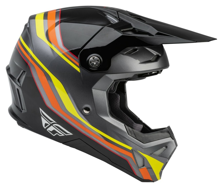 Dirt * | Fly Racing Dirt Fly Racing Formula Cp S.E. Speeder Helmet Black/Yellow/Red