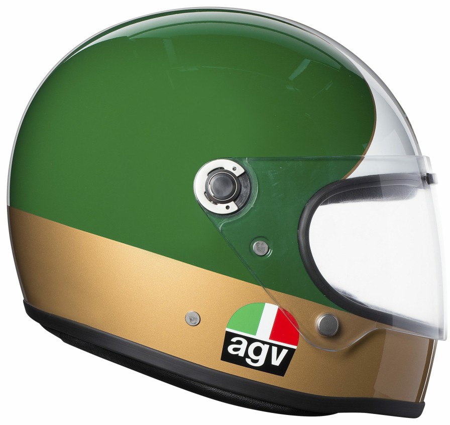 Full Face * | Agv Helmets Agv X3000 Ago Helmet Green/Gold