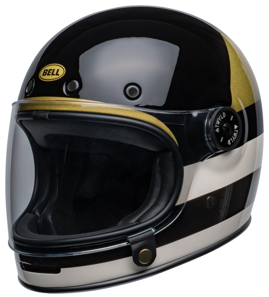 Full Face * | Bell Helmets Bell X Atwyld Bullitt Orion Helmet Gloss Black/Gold