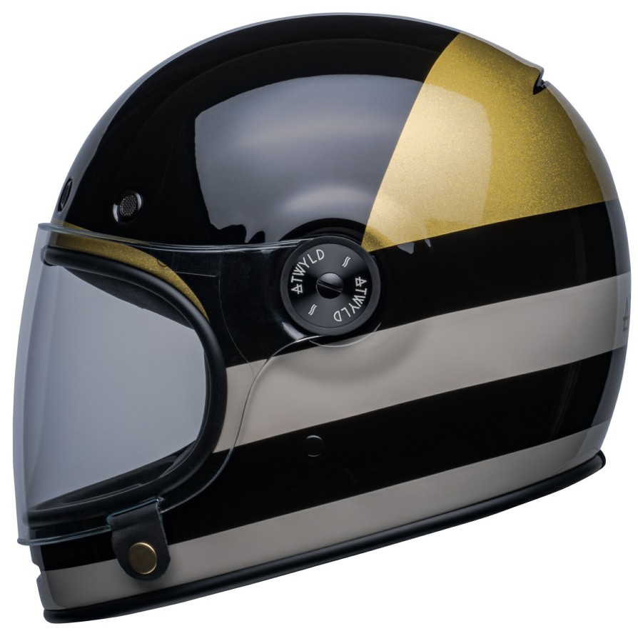 Full Face * | Bell Helmets Bell X Atwyld Bullitt Orion Helmet Gloss Black/Gold