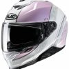 Full Face * | Hjc Helmets Hjc I71 Sera Helmet White/Purple