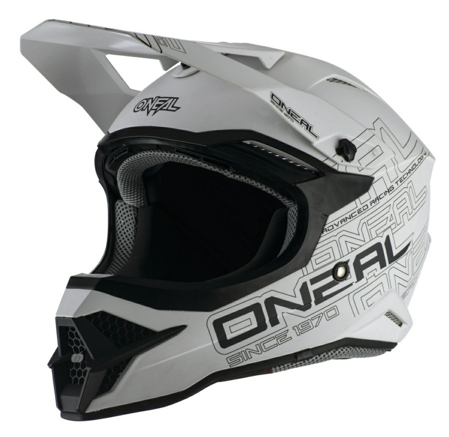 Dirt * | O'Neal 3 Series Flat Helmet / Xl [Open Box] Matte White