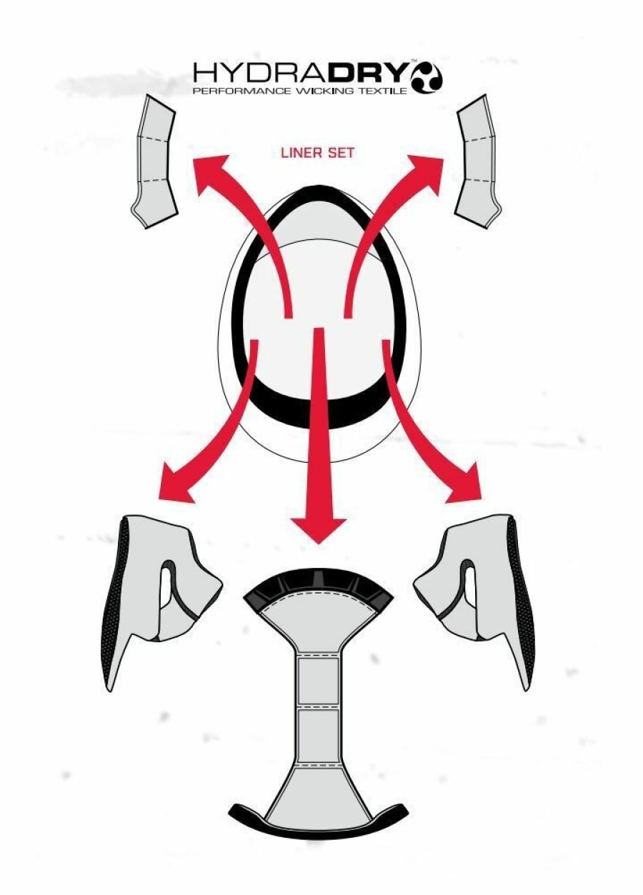 Helmet Accessories * | Icon Airframe Pro Liner Set 2Xl Looser/3Xl Standard [Open Box]