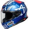 Full Face * | Shoei Helmets Shoei Rf-1400 Diggia Helmet Blue/Red/White