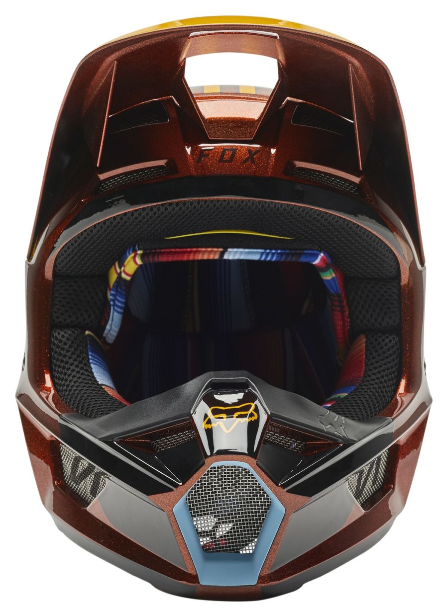 Dirt * | Fox Racing Youth V1 Cntro Se Helmet Flo Orange