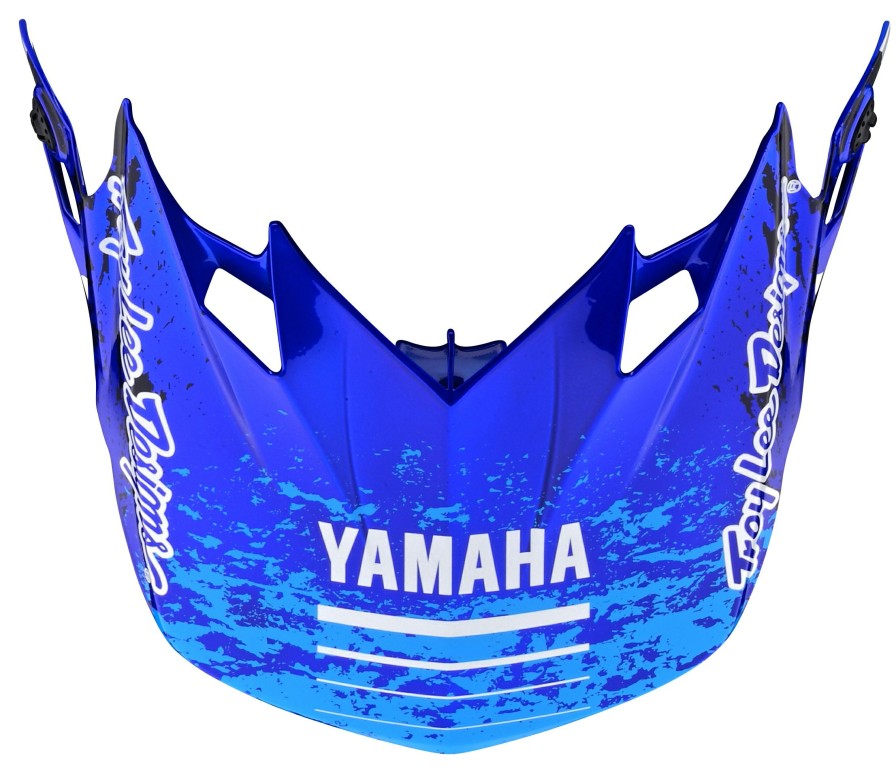 Dirt * | Troy Lee Designs Troy Lee Se4 Polyacrylite Yamaha Replacement Visor Blue