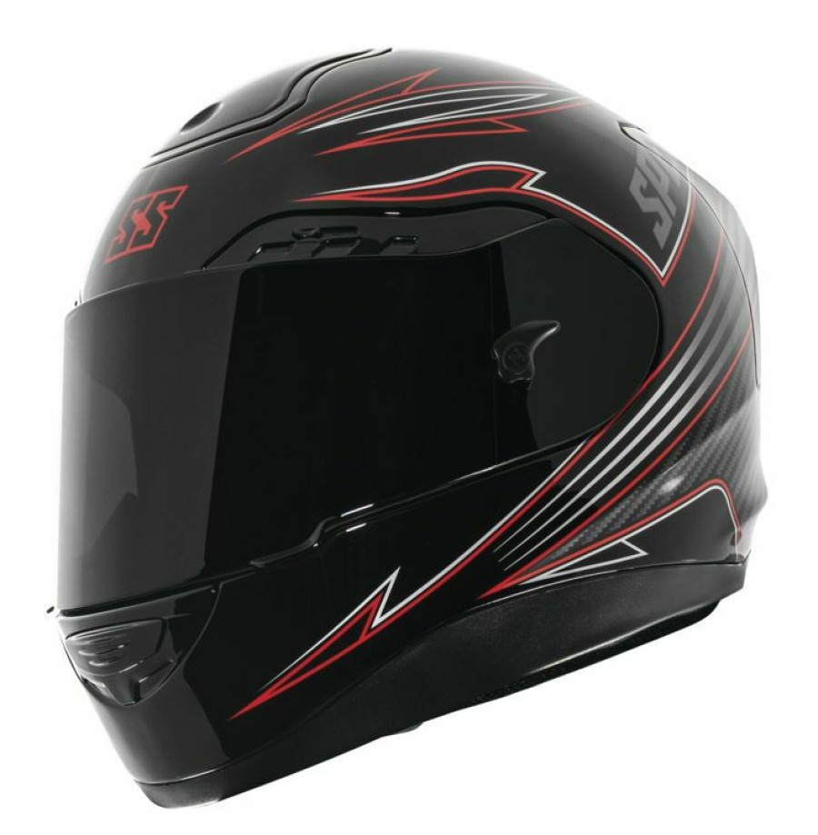 Full Face * | Speed And Strength Ss5100 Revolt Helmet (Xs) Black/Red