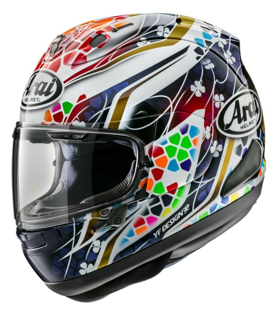 Full Face * | Arai Helmets Arai Corsair X Nakagami 3 Helmet Black/White/Blue