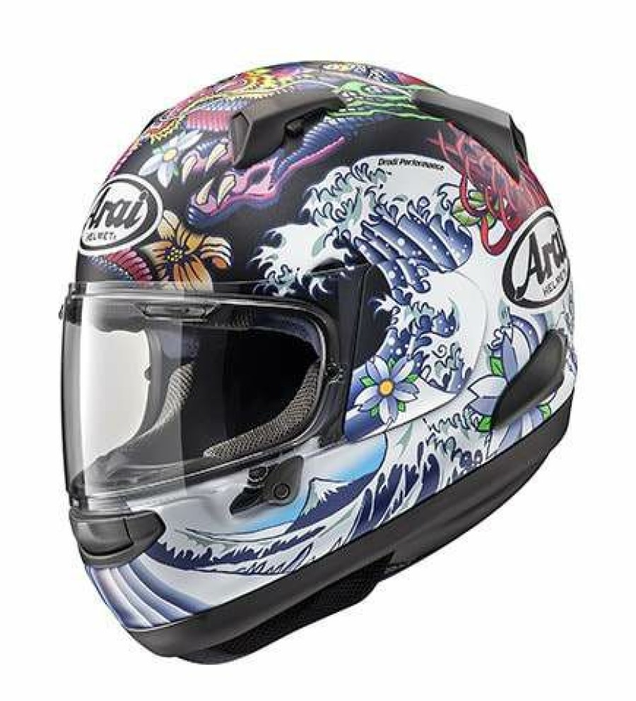 Full Face * | Arai Helmets Arai Quantum-X Oriental Helmet Frost Black